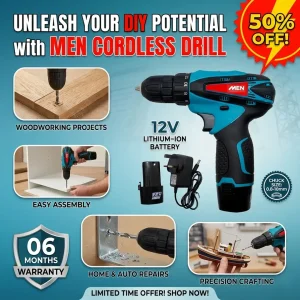 MEN Lithium Iron Battery Cordless Drill